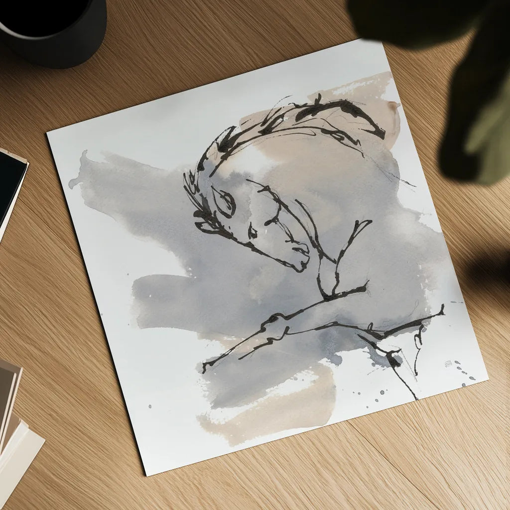 Power Horse IV by Chris Paschke. Shown as a detailed flat fine art print, highlighting archival giclee quality. Available as an archival giclee rolled canvas, fine art paper, or poster print. SKU 88093a.