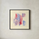Primary Secondary I by Chris Paschke. Shown in a sleek black glass frame for a contemporary gallery look. Available as an archival giclee rolled canvas, fine art paper, or poster print. SKU 44970a.