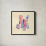 Primary Secondary II by Chris Paschke. Shown in a sleek black glass frame for a contemporary gallery look. Available as an archival giclee rolled canvas, fine art paper, or poster print. SKU 44971a.