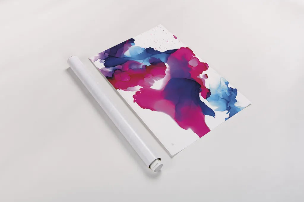 Puddles by Chris Paschke. shown as a rolled paper print. Available as archival giclee rolled canvas, fine art paper, or poster print. SKU 65433i.