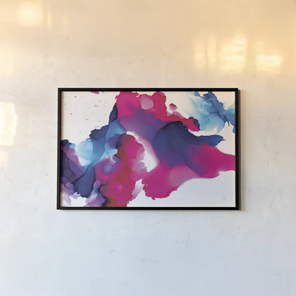 Puddles by Chris Paschke. shown as a paper print in a black flame. Available as a archival giclee rolled canvas, fine art paper, or poster print. SKU 65433i.