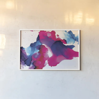 Puddles by Chris Paschke. shown as a paper print in a white frame. Available as a archival giclee rolled canvas, fine art paper, or poster print. SKU 65433i.