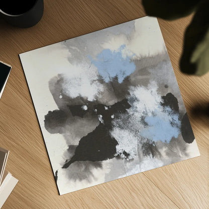 Puff of Blue II by Chris Paschke. Shown as a detailed flat fine art print, highlighting archival giclee quality. Available as an archival giclee rolled canvas, fine art paper, or poster print. SKU 74347a.