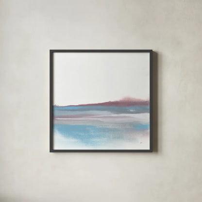 Purist Cassis II by Chris Paschke. Shown in a sleek black glass frame for a contemporary gallery look. Available as an archival giclee rolled canvas, fine art paper, or poster print. SKU 68168a.