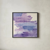 Purple Haze I by Chris Paschke. Shown in a sleek black glass frame for a contemporary gallery look. Available as an archival giclee rolled canvas, fine art paper, or poster print. SKU 37161a.