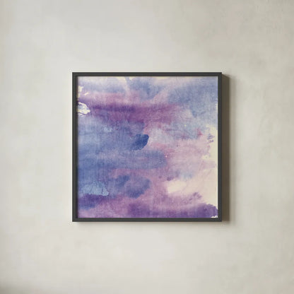 Purple Haze II by Chris Paschke. Shown in a sleek black glass frame for a contemporary gallery look. Available as an archival giclee rolled canvas, fine art paper, or poster print. SKU 37162a.