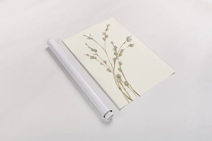 Pussy Willows II by Chris Paschke. shown as a rolled paper print. Available as archival giclee rolled canvas, fine art paper, or poster print. SKU 55080h.