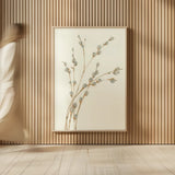 Pussy Willows II by Chris Paschke. shown as over sized large wall art. Available as an archival giclee rolled canvas, fine art paper, or poster print. SKU 55080h.