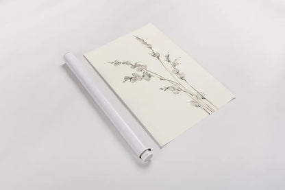 Pussy Willows IV by Chris Paschke. shown as a rolled paper print. Available as archival giclee rolled canvas, fine art paper, or poster print. SKU 55082h.