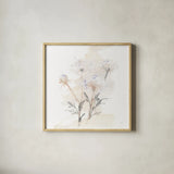 Queen Annes Lace II by Chris Paschke. Shown in a natural wood glass frame for a timeless modern aesthetic. Available as an archival giclee rolled canvas, fine art paper, or poster print. SKU 73082a.