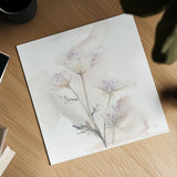 Queen Annes Lace VI by Chris Paschke. Shown as a detailed flat fine art print, highlighting archival giclee quality. Available as an archival giclee rolled canvas, fine art paper, or poster print. SKU 73086a.