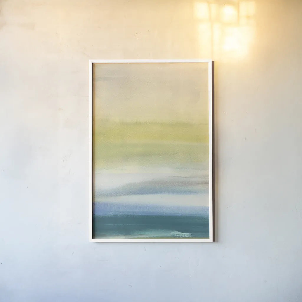 Radiance by Chris Paschke. shown as a paper print in a white frame. Available as a archival giclee rolled canvas, fine art paper, or poster print. SKU 12511h.