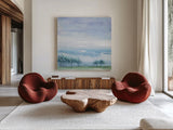 Rain on the Plain by Chris Paschke. Shown as extra-large giant wall art in a modern living room. Available as an archival giclee rolled canvas, fine art paper, or poster print. SKU 23949a.
