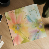 Rainbow Cosmos I by Chris Paschke. Shown as a detailed flat fine art print, highlighting archival giclee quality. Available as an archival giclee rolled canvas, fine art paper, or poster print. SKU 24353a.