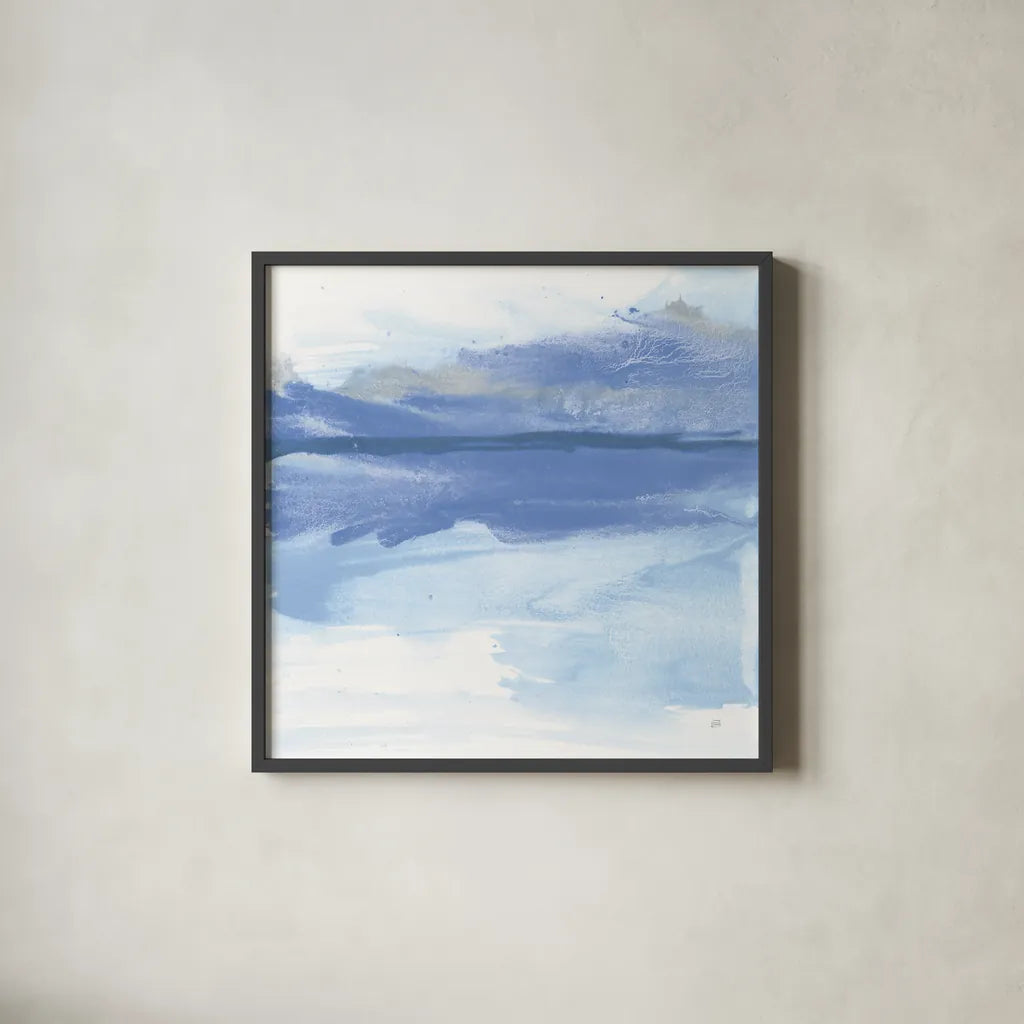 Reactions III by Chris Paschke. Shown in a sleek black glass frame for a contemporary gallery look. Available as an archival giclee rolled canvas, fine art paper, or poster print. SKU 74354a.