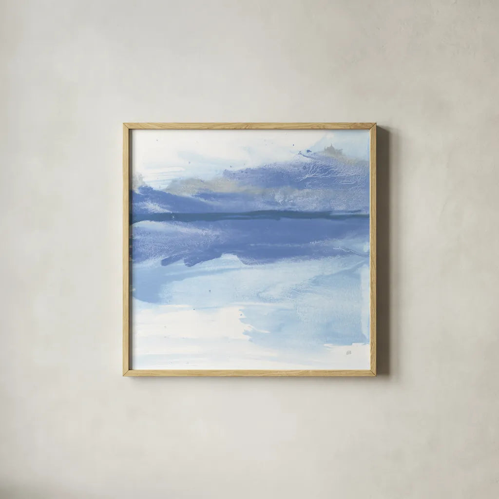 Reactions III by Chris Paschke. Shown in a natural wood glass frame for a timeless modern aesthetic. Available as an archival giclee rolled canvas, fine art paper, or poster print. SKU 74354a.