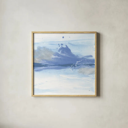 Reactions IV by Chris Paschke. Shown in a natural wood glass frame for a timeless modern aesthetic. Available as an archival giclee rolled canvas, fine art paper, or poster print. SKU 74355a.