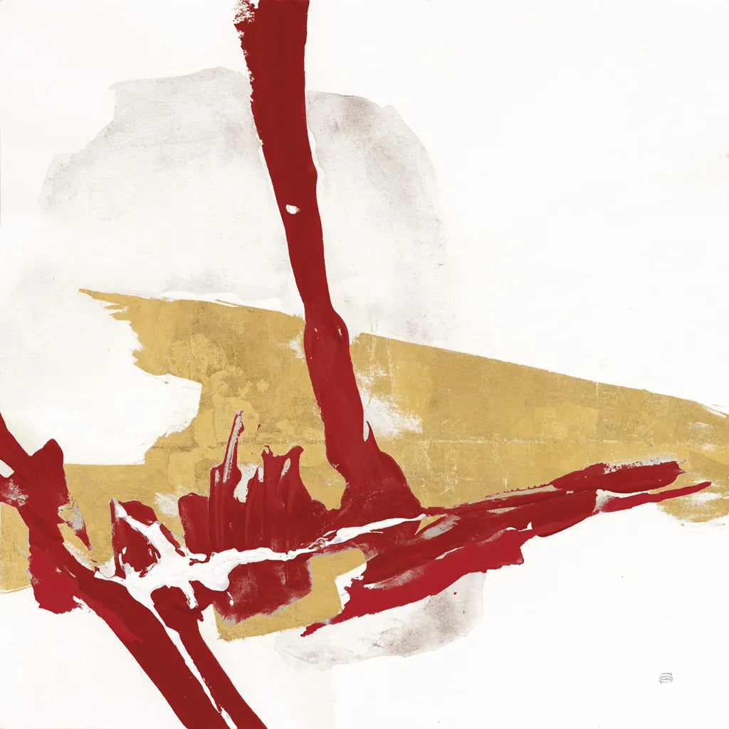 Red Gold IV by Chris Paschke. SKU 55983a. Archival Giclee Fine art print for wall decor.