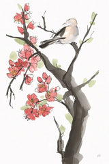 Red Plum Branch II by Chris Paschke. SKU 100169h. Archival Giclee Fine art print for wall decor.