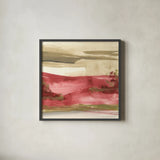 Red Rock II by Chris Paschke. Shown in a sleek black glass frame for a contemporary gallery look. Available as an archival giclee rolled canvas, fine art paper, or poster print. SKU 44546a.