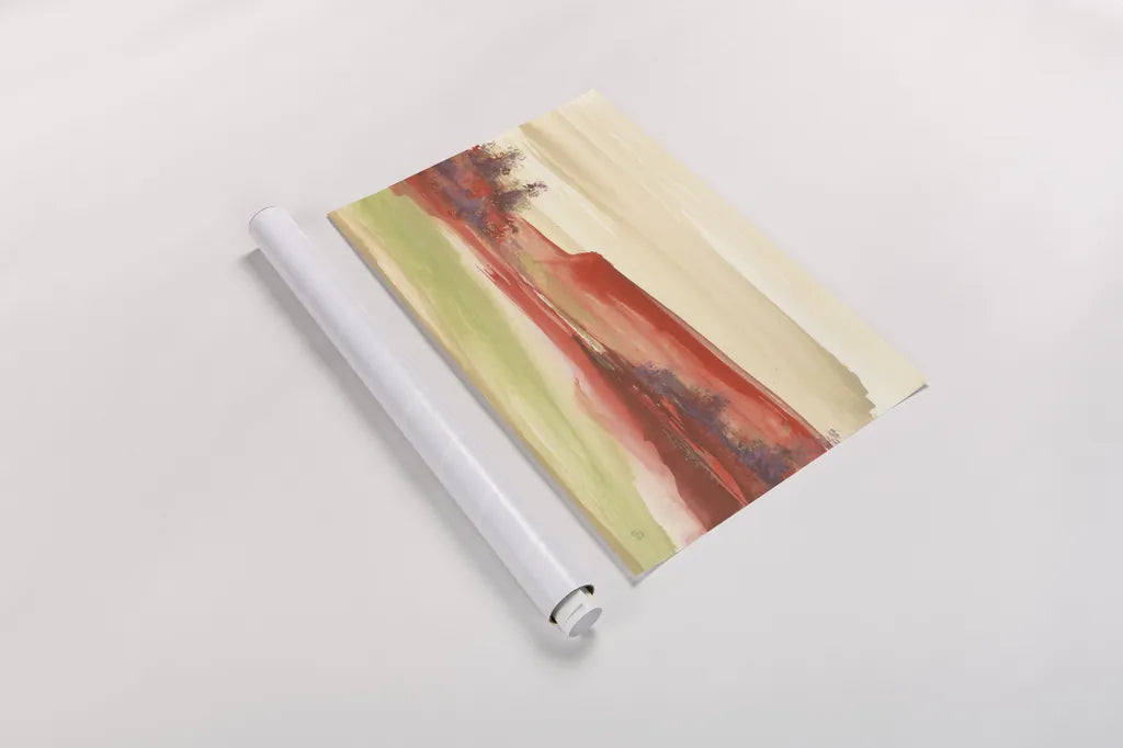 Red Rock III by Chris Paschke. shown as a rolled paper print. Available as archival giclee rolled canvas, fine art paper, or poster print. SKU 44547i.