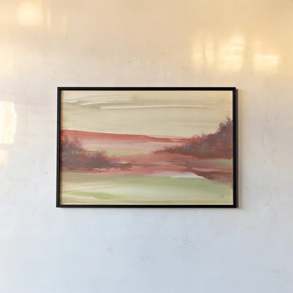 Red Rock IV by Chris Paschke. shown as a paper print in a black flame. Available as a archival giclee rolled canvas, fine art paper, or poster print. SKU 44548i.