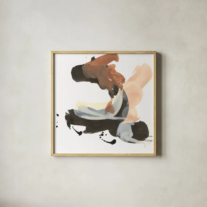 Refined Minimal IV by Chris Paschke. Shown in a natural wood glass frame for a timeless modern aesthetic. Available as an archival giclee rolled canvas, fine art paper, or poster print. SKU 84548a.