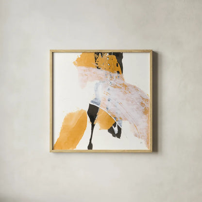 Resistance I by Chris Paschke. Shown in a natural wood glass frame for a timeless modern aesthetic. Available as an archival giclee rolled canvas, fine art paper, or poster print. SKU 71903a.