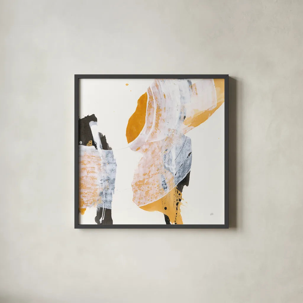 Resistance II by Chris Paschke. Shown in a sleek black glass frame for a contemporary gallery look. Available as an archival giclee rolled canvas, fine art paper, or poster print. SKU 71904a.