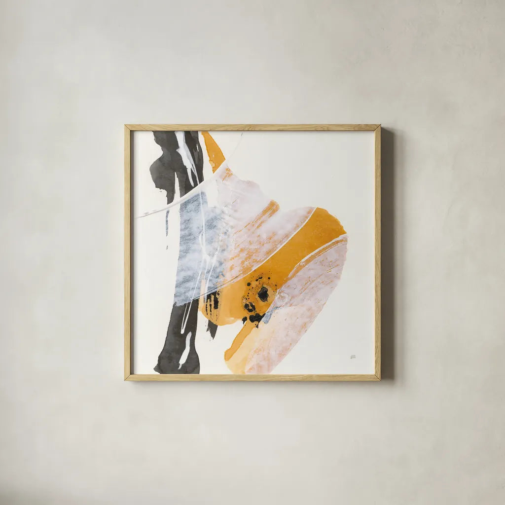 Resistance IV by Chris Paschke. Shown in a natural wood glass frame for a timeless modern aesthetic. Available as an archival giclee rolled canvas, fine art paper, or poster print. SKU 71906a.