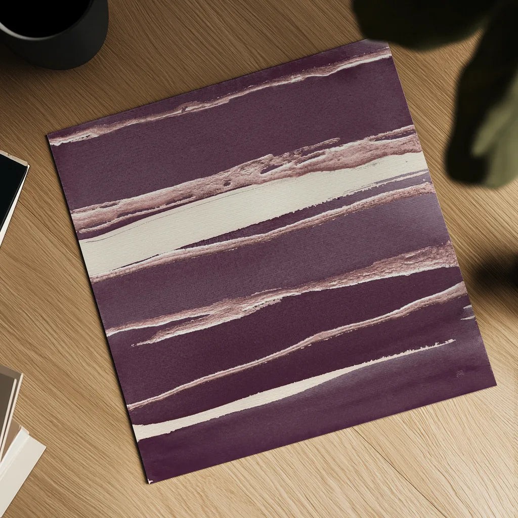 Rose Gold II Purple by Chris Paschke. Shown as a detailed flat fine art print, highlighting archival giclee quality. Available as an archival giclee rolled canvas, fine art paper, or poster print. SKU 59360a.