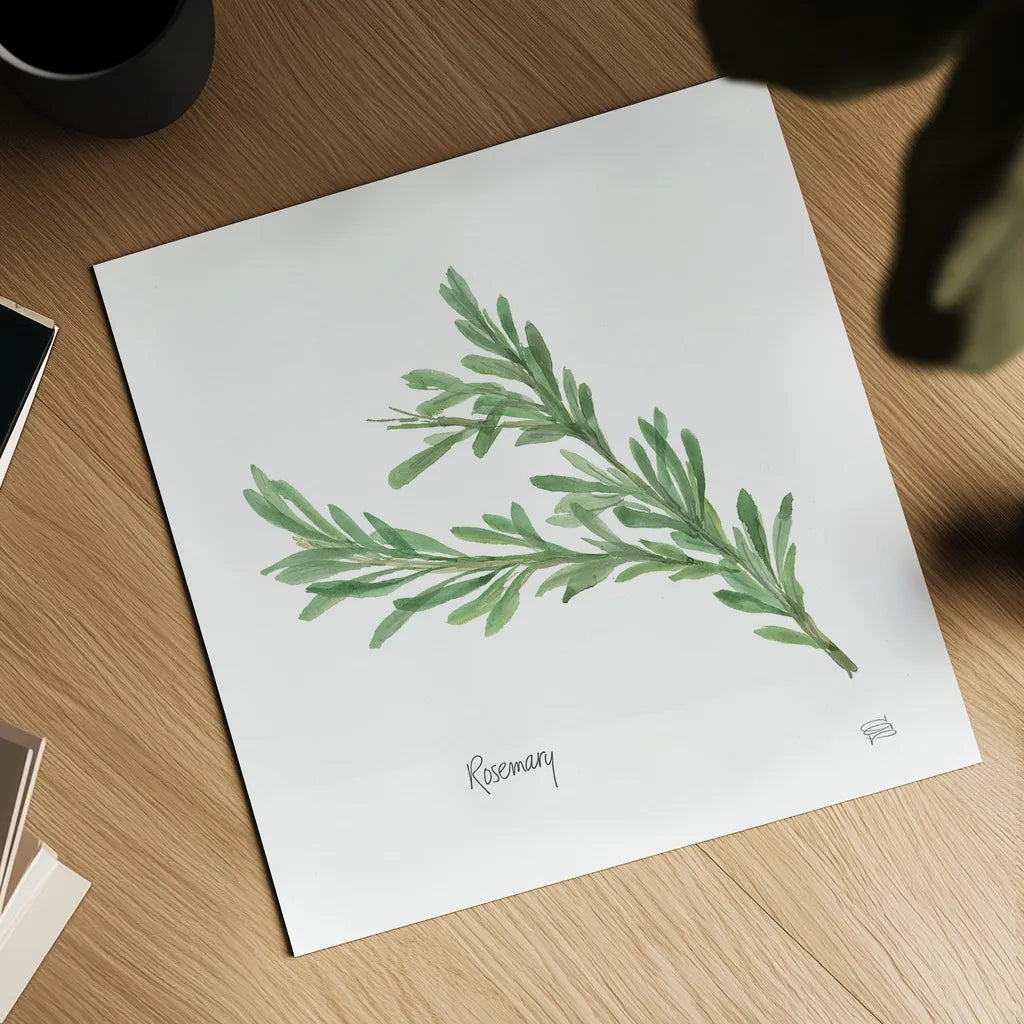 Rosemary v2 by Chris Paschke. Shown as a detailed flat fine art print, highlighting archival giclee quality. Available as an archival giclee rolled canvas, fine art paper, or poster print. SKU 28467a.