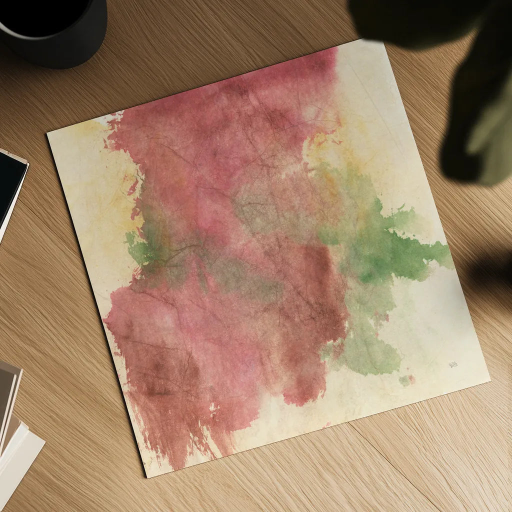 Rouge Growth II by Chris Paschke. Shown as a detailed flat fine art print, highlighting archival giclee quality. Available as an archival giclee rolled canvas, fine art paper, or poster print. SKU 37164a.