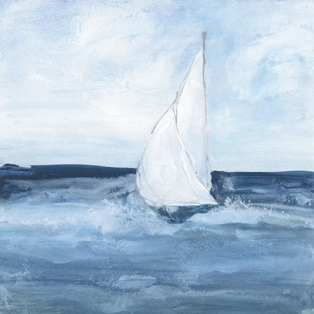 Sailboats I by Chris Paschke. SKU 73874a. Archival Giclee Fine art print for wall decor.