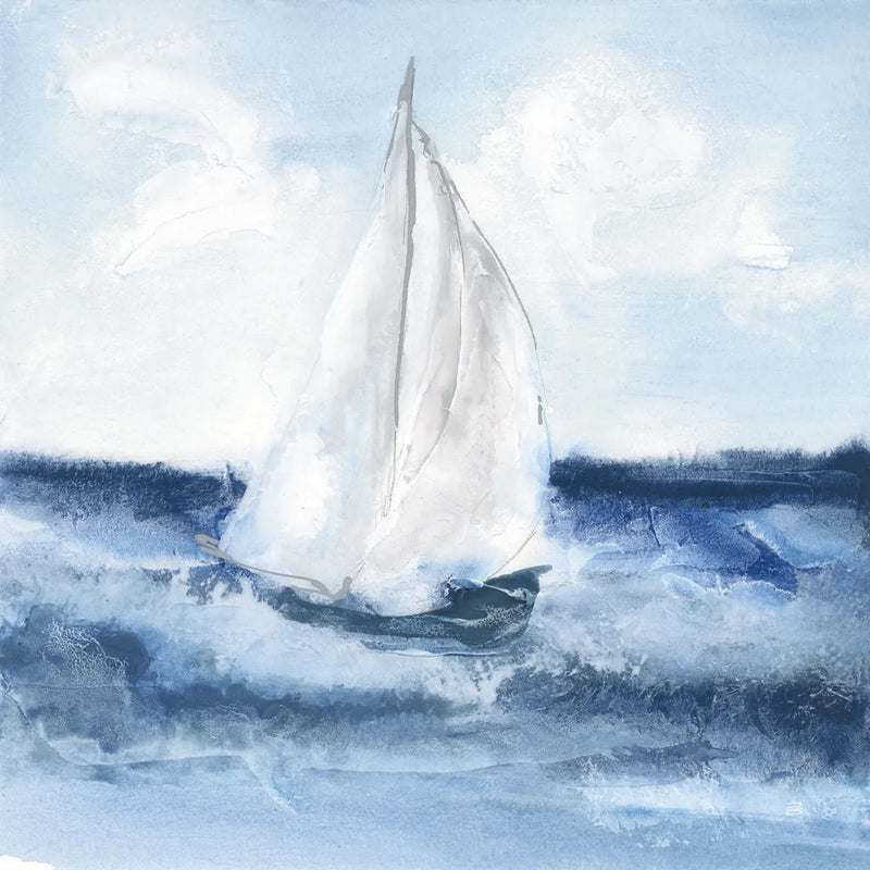 Sailboats II by Chris Paschke. SKU 73875a. Archival Giclee Fine art print for wall decor.