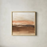 Sand Shadows I by Chris Paschke. Shown in a natural wood glass frame for a timeless modern aesthetic. Available as an archival giclee rolled canvas, fine art paper, or poster print. SKU 78555a.