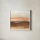 Sand Shadows I by Chris Paschke. Shown in a crisp white glass frame for a clean and minimalist style. Available as an archival giclee rolled canvas, fine art paper, or poster print. SKU 78555a.