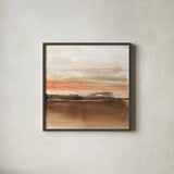 Sand Shadows II by Chris Paschke. Shown in a sleek black glass frame for a contemporary gallery look. Available as an archival giclee rolled canvas, fine art paper, or poster print. SKU 78556a.