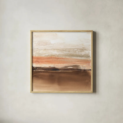Sand Shadows II by Chris Paschke. Shown in a natural wood glass frame for a timeless modern aesthetic. Available as an archival giclee rolled canvas, fine art paper, or poster print. SKU 78556a.