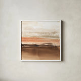 Sand Shadows II by Chris Paschke. Shown in a crisp white glass frame for a clean and minimalist style. Available as an archival giclee rolled canvas, fine art paper, or poster print. SKU 78556a.
