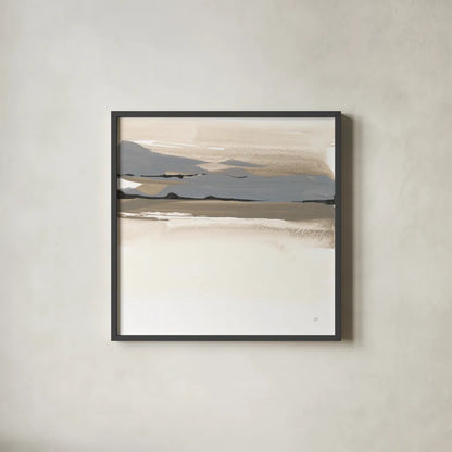 Sand to Sky II by Chris Paschke. Shown in a sleek black glass frame for a contemporary gallery look. Available as an archival giclee rolled canvas, fine art paper, or poster print. SKU 92766a.