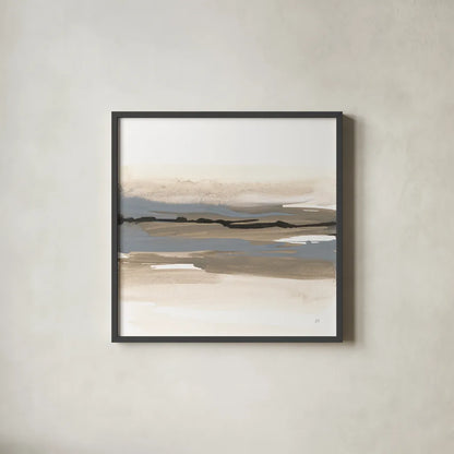 Sand to Sky III by Chris Paschke. Shown in a sleek black glass frame for a contemporary gallery look. Available as an archival giclee rolled canvas, fine art paper, or poster print. SKU 92767a.