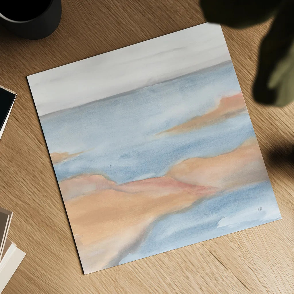 Sandbar II by Chris Paschke. Shown as a detailed flat fine art print, highlighting archival giclee quality. Available as an archival giclee rolled canvas, fine art paper, or poster print. SKU 85534a.