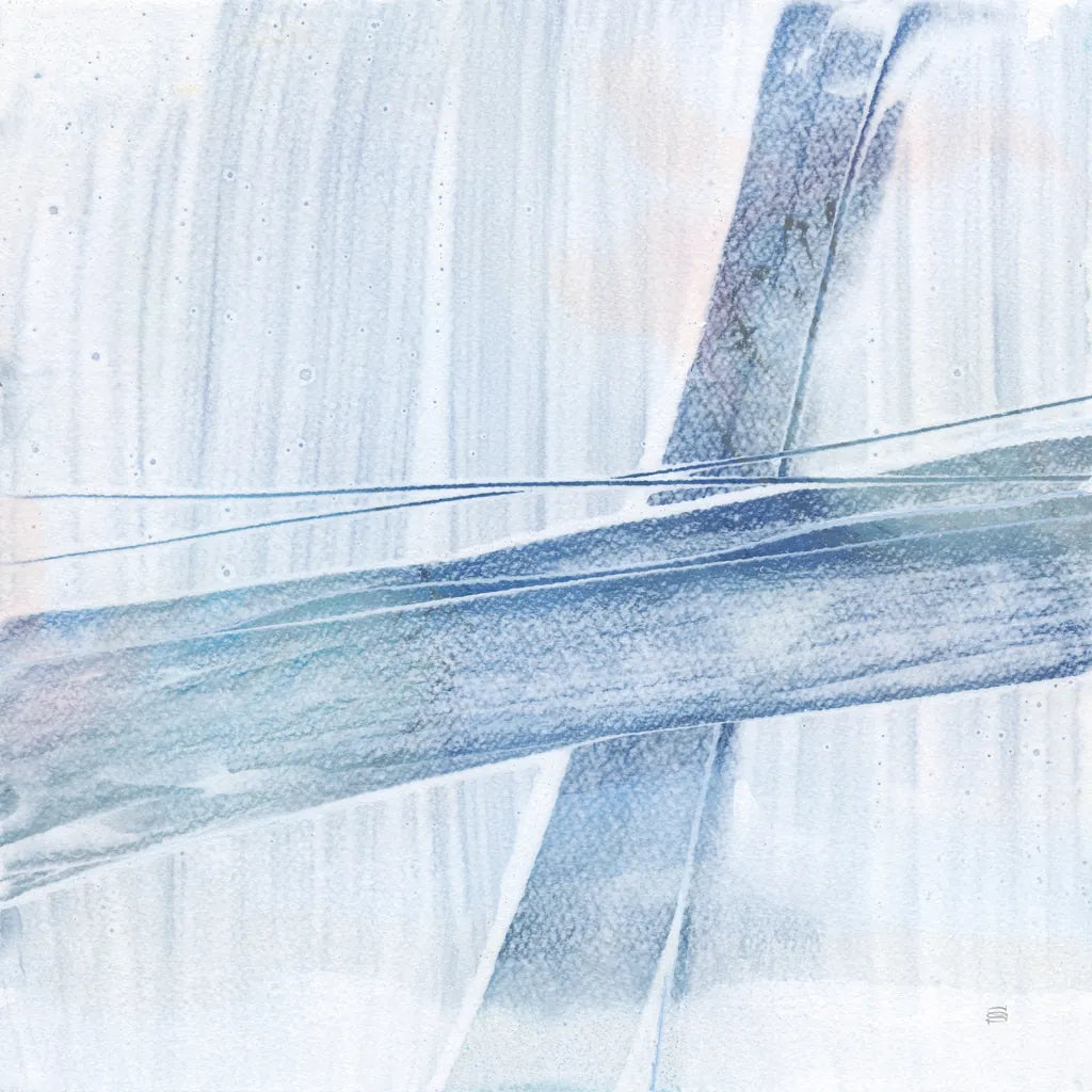 Scraped Blue I by Chris Paschke. SKU 99907a. Archival Giclee Fine art print for wall decor.