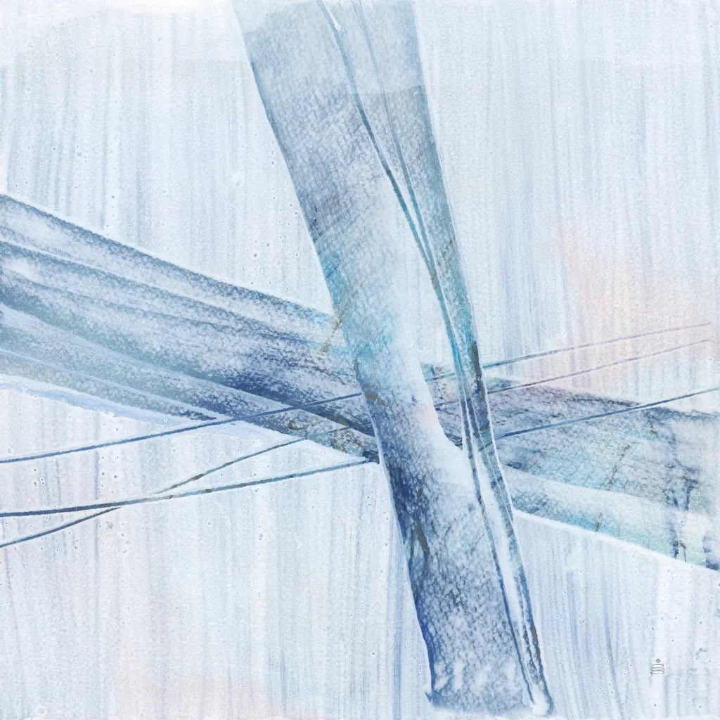 Scraped Blue II by Chris Paschke. SKU 99908a. Archival Giclee Fine art print for wall decor.