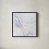 Scraped Sand II by Chris Paschke. Shown in a sleek black glass frame for a contemporary gallery look. Available as an archival giclee rolled canvas, fine art paper, or poster print. SKU 99906a.