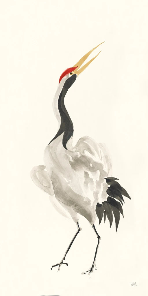 Scroll Crane I Warm by Chris Paschke