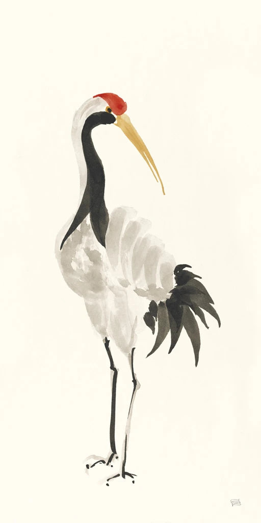 Scroll Crane II Warm by Chris Paschke