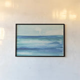 Seascape I by Chris Paschke. shown as a paper print in a black flame. Available as a archival giclee rolled canvas, fine art paper, or poster print. SKU 15139i.
