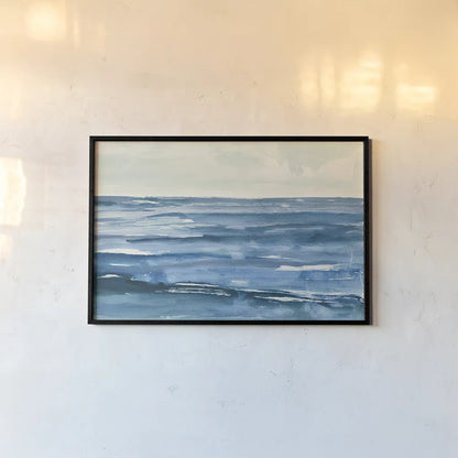 Seascape III by Chris Paschke. shown as a paper print in a black flame. Available as a archival giclee rolled canvas, fine art paper, or poster print. SKU 14955i.